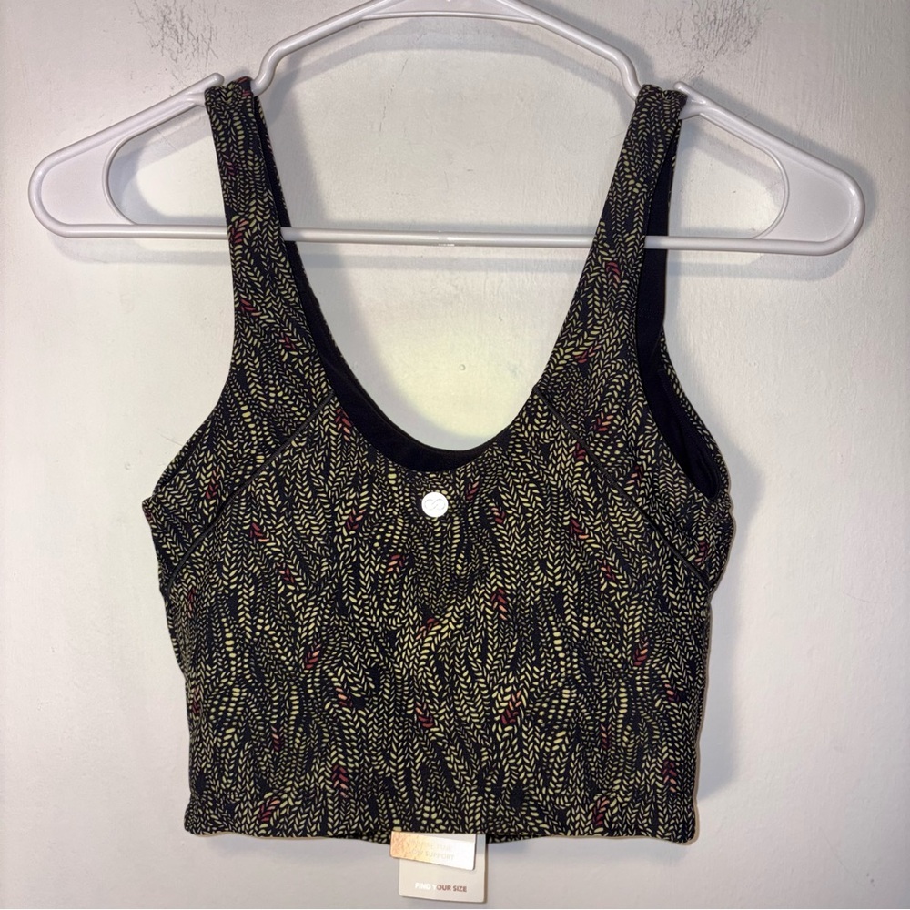 NWT CALIA INSPIRE Scoop Neck Tank Serpent Print Black Size XS Top - Picture 4 of 6